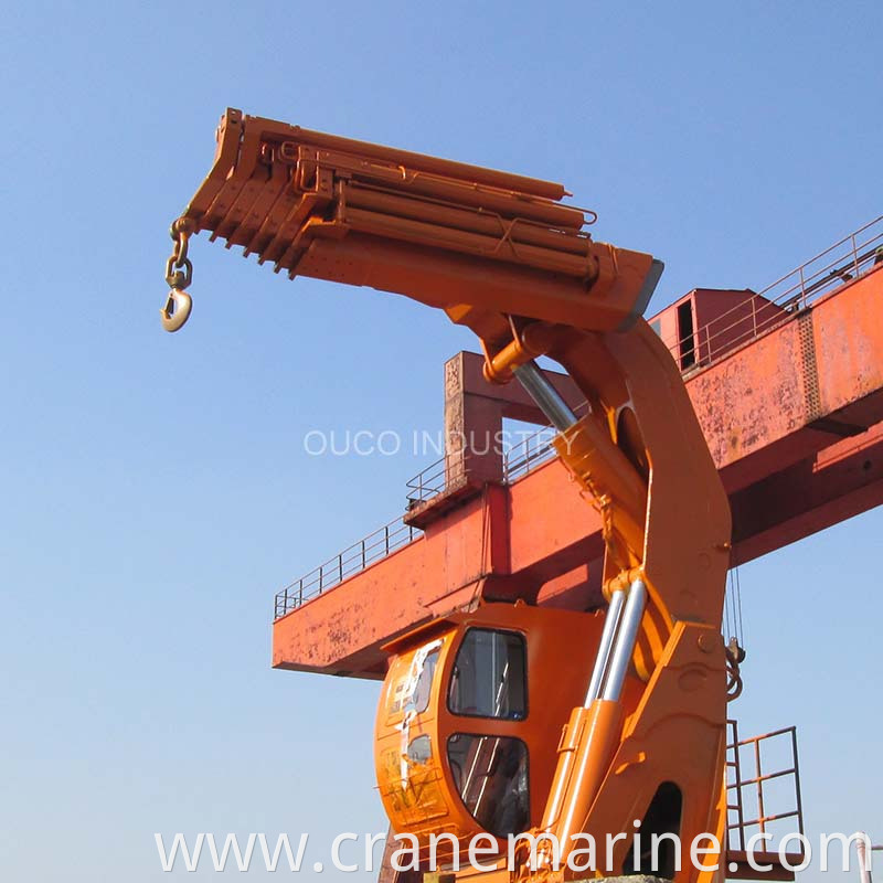  6 ton 22m folding boom crane